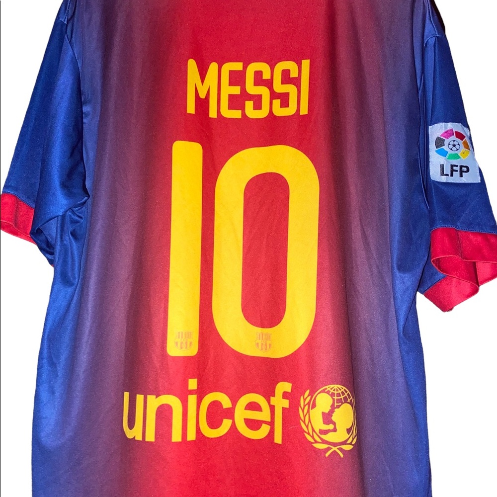 Mens OR Womens ( Messi ) Unicef Lfp Barcelona jersey